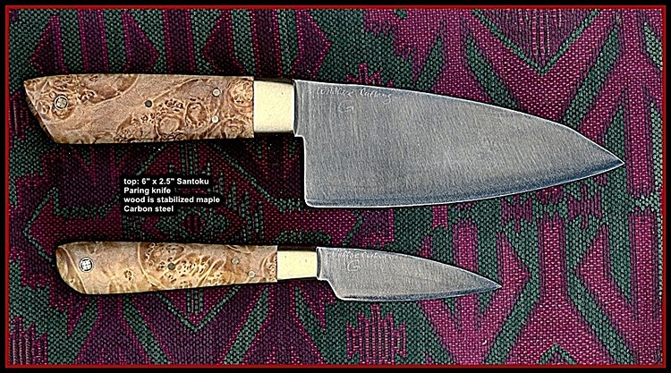 Santoku, stabilized Maple