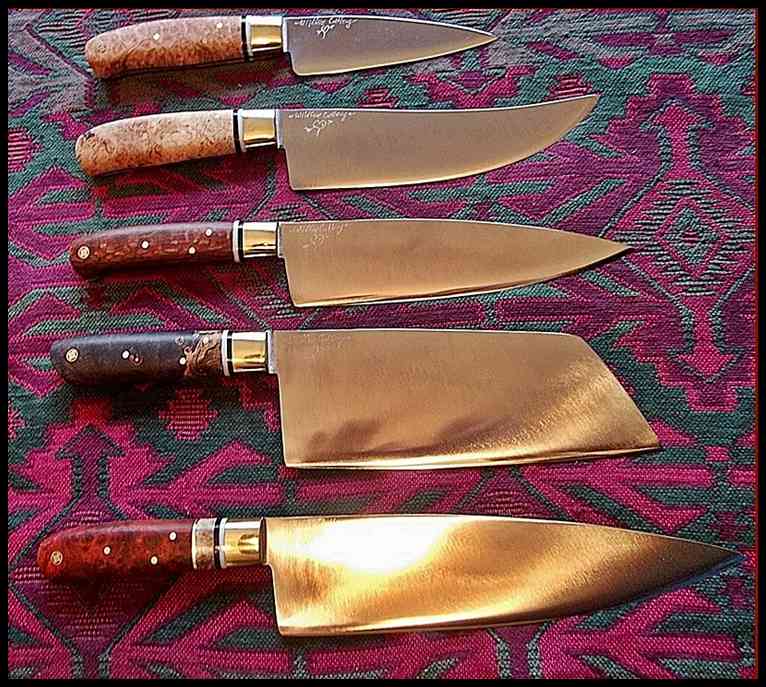 Kitchen knife set, with add-on's