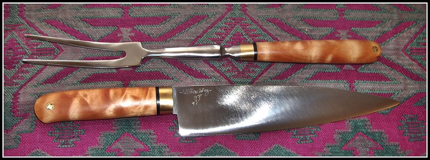 Knife and Fork Carving Set ~ for sale now