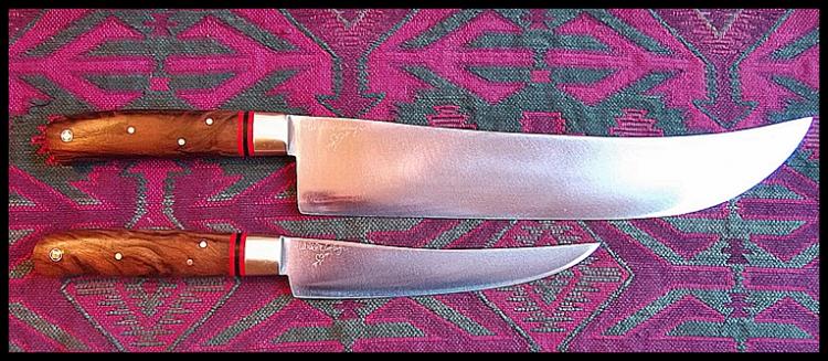 Ray's Boning knife set - client designed completely.
